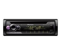 Pioneer Autoradio CD 1 DIN DEH-S220UI – USB, éclairage multicolore, compatible Apple et Android