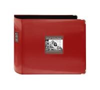 Pioneer en 12 x 30,5 cm Cousu en Similicuir classeur 3 Anneaux, Rouge