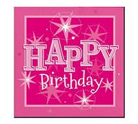 Pioneer Europe- Serviettes de Table de fête, 45623, Rose