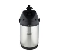 Pioneer Airpot, Pot à Levier, Distributeur de Café, À Double Paroi en Acier Inoxydable Avec Poignée Sans BPA, Flasque de Conférence, Argent, 3 Litre, SS30HC/COF