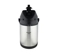 Pioneer Flasks Airpot Distributeur de thé en acier inoxydable pour conférence, 3 litres, argenté (SS30HC/TEA)