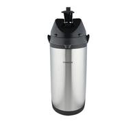 Pioneer Flasks SS40HC Bouteille isotherme en acier inoxydable pour eau chaude et froide, thé, café, 4 litres, argenté