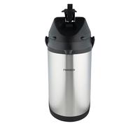 Pioneer Flacon 5,0 L en acier inoxydable avec levier, flacon étanche pour boissons chaudes et froides, distributeur de boissons à pompe facile à utiliser pour les événements