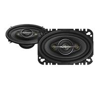 Pioneer Haut-parleurs de voiture TS-A4671F coaxiaux 4 voies 4" x 6" 210 W Argenté