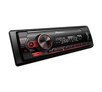 Pioneer MVH-S420BT Autoradio rouge avec USB-Bluetooth