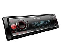Pioneer MVH-S520BT Autoradio 1 DIN avec Tuner RDS et Bluetooth®, éclairage Multicolore, USB, Application Smart Sync et Compatible avec appareils Apple et Android