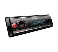 Pioneer MVH-S520BT, Autoradio 1DIN avec RDS, éclairage RGB, demi-profondeur d'encastrement, menu en français, Bluetooth, USB, contrôle direct iPod/iPhone, mains libres, Smart Sync