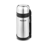 Pioneer Outdoor Gourde Isotherme avec Manche à Double paroi sans BPA en Acier Inoxydable - 1.5L, Argent, 8 Heures Chaud/Froid, 100% étanche