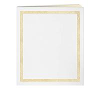 Pioneer Photo Albums Album de scrapbooking - Papier imitation cuir - Blanc - 50 pages