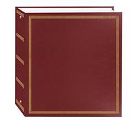Pioneer Photo Albums Album Photo magnétique 3 Anneaux Rouge Bordeaux TR-100 100 Pages