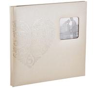 Pioneer Photo Albums Album Photo MB-10EW avec Couverture en Similicuir gaufré pour Mariage, 30,5 cm, cœur