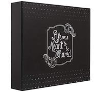 Pioneer Photo Albums Album Photo T-12CHLK/SH 3 Anneaux imprimé Tableau Noir classeur Scrapbooking partagé 30,5 x 30,5 cm, 30,5 x 12 Pouces
