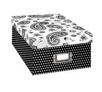 Pioneer Photo Albums B-1BW Boîte de Rangement Motif Cachemire