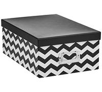 Pioneer Photo Albums B-1BW Boîte de Rangement pour Photos Motif Chevrons