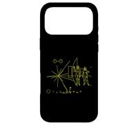 Pioneer Plaque from Earth & Mankind to Aliens Coque pour iPhone 17 Pro Max