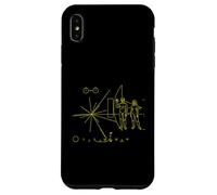 Pioneer Plaque from Earth & Mankind to Aliens Coque pour iPhone XS Max