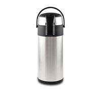 Pioneer Airpot Distributeur / Pot de l’eau chaude à double paroi en acier inoxydable avec poignée - Argent, 3.0L, 8 heures chaud