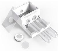 PioneerAnts Nid de fourmis avec 2 tubes à essai - Ferme transparente à fourmis pour adultes - Tube à essai imprimé 3D - Pour fourmis vivantes et reine (tube B)