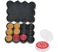 Pions de Carrom - Uber - Set de tournoi en bois de haute qualité