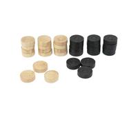 Pions de jeu de dame en bois enfant Softee Noir TU Unisex