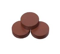 Weible Spiele Jetons de jeu ronds en bois 23 x 6 mm naturel