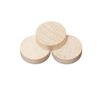 Jetons de Jeu - Rond - Bois - Nature - 21 X 6 MM