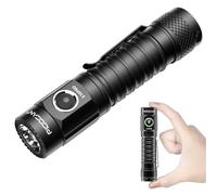 PIOOCAN S10Pro Lampe Torche LED Ultra Puissante, Lampe de Poche Rechargeable, 2500 Lumens Lampe de Poche, 5 Modes IPX8 Étanche Lampe Torche Tactique pour Camping Randonnée Pêche Urgence