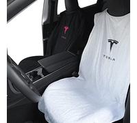 Piora Housse de siège blanche améliorée compatible avec Tesla Model S / 3 / X/Y - Serviette de sudation pour randonnée, yoga, gym, course à pied, natation, boxe de plein air - Pour activités sportives