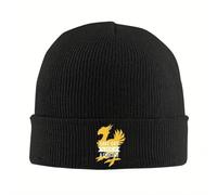 PIORUJK 2025 Économiser Gaz Ride A Chocobo Chapeau Tricoté pour Femmes Hommes Bonnet Automne Hiver Chapeau Final Fantasy Jeu Vidéo Casquettes Décontractées