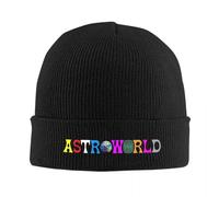 PIORUJK ASTROWORLD Bonnet Chapeaux Musique Album Casquettes décontractées Hommes Femmes Kpop Tricot Bonnet Hiver Graphique Chaud Doux Bonnet Chapeau