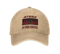 PIORUJK Ateezs in Your Fantasy 2025 World Tour Kpop Couvre-Chefs Casquettes de Baseball Hommes Femmes Chapeaux décontractés Casquette Ajustable Casquette Papa Chapeau