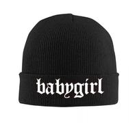 PIORUJK Bébé Fille Gothique Bonnet Chapeaux Drôle Skullies Bonnets Femelle Mâle Street Head Wrap Beanie Chapeaux Automne Hiver Gym Design Cap