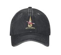 PIORUJK C’est l’Heure de la télé M. Tenna Deltarune Casquette de Baseball Spectacle énergique Casquette en Denim Vieilli Chapeau Entraînements en Plein air Couvre-Chef Doux déstructuré