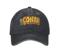PIORUJK Casquette de Baseball lavée Conan Le Barbare Été Trucker Chapeau Hommes Adulte Cimmérien Guerrier Casual Running Hippie Sun Casquettes de Baseball