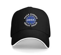 PIORUJK Classique Make Europe Great Again Chapeau de Golf Couvre-Chef Unisexe Chapeaux de Soleil réglables de Golf Quotidiens