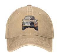 PIORUJK Classique Off Road 4Runner Land Cruiser Casquette de Baseball Unisexe Style Coton Délavé Tout-Terrain Voiture Trucker Chapeau Réglable