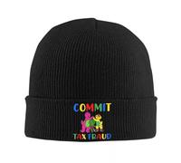 PIORUJK Commettre Une fraude fiscale Barney et Ses Amis Tricot Bonnet Automne Hiver Chapeau Couleur Chaude Casquette Hommes Femmes Nice