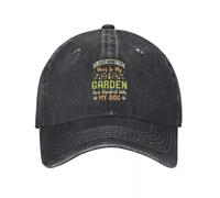 PIORUJK Hommes Femmes Je Veux Juste Travailler dans Mon Jardin Casquette de Baseball imprimée Casquette de Golf réglable Casquette de Tennis de Baseball Snapback