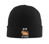 PIORUJK Hyènes sont Tout Simplement géniales Chien Amoureux Chapeaux tricotés Mode Bonnet idée Unisexe Couvre-Chef Casquettes