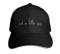 PIORUJK Just a Little Guy Baseball Cap Icon Cute Kids Hat Sun Cap Girl Men's