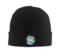 PIORUJK L’Aventure en Montagne Attend Gravity-Falls Life Eye Casquettes tricotées Bonnets pour Hommes pour Femmes Chapeaux d’Automne d’Hiver Casquettes décontractées en Acrylique