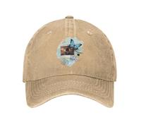 PIORUJK La Vie est étrange Composition Casquette de Baseball Classique en détresse lavé Anime Jeu Snapback Cap Unisexe Extérieur Ajustable Caps Chapeau