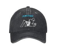 PIORUJK La Vie est étrange Pricefield Casquette de Baseball Vintage en Denim en Détresse Anime Jeu Snapback Hommes Femmes Entraînements en Plein Air Chapeau Réglable
