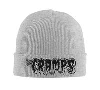 PIORUJK Logo The Cramps Bonnet tricoté pour Femmes Tuques Bonnets d’Hiver Chappeau Acrylique décontracté