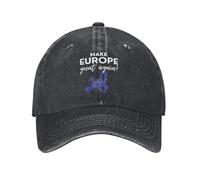 PIORUJK Make Europe Great Again Casquettes imprimées pour Hommes Femmes Coton Trucker Chapeau Casquette Casquette de Baseball Réglable