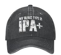 PIORUJK Mon Groupe sanguin est IPA Marchandise Hommes Femmes Casquettes de Baseball Amateur de bière Artisanale Chapeau de Camionneur Extérieur Été Couvre-Chef