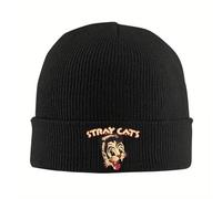 PIORUJK Musique Band Stray Cats Chapeaux Automne Hiver Crânes Bonnets Casquette De Ski Hommes Femmes Acrylique Bonnets Tricotés