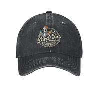 PIORUJK Papa Impôt S’Assurer Que ce n’est Pas Poison Casquettes de Baseball Vintage Délavé Denim Délavé Squelette Casquette De Soleil Hommes Femmes Chapeaux Réglables