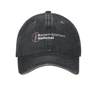 PIORUJK RN 2027 Rassemblement National Hommes Femmes Casquette de Baseball France Délavé Denim Chapeau Rétro Extérieur Été Cadeau Snapback Chapeau