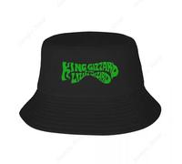 PIORUJK Roi Gizzard Et Le Lézard Sorcier 1 Bucket Chapeaux Cap Chapeaux De Pêcheur pour La Plage D’été Pêche Casquette Unisexe